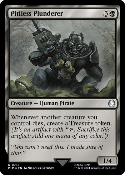 Pitiless Plunderer (Surge Foil) (715) (Universes Beyond: Fallout)