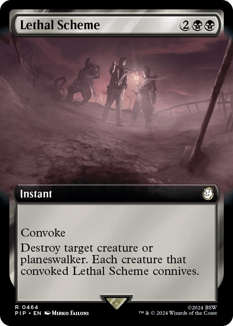 Lethal Scheme (Extended Art) (464) (Universes Beyond: Fallout)