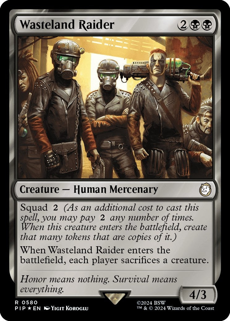 Image for Wasteland Raider (Surge Foil) (580) - Magic: The Gathering