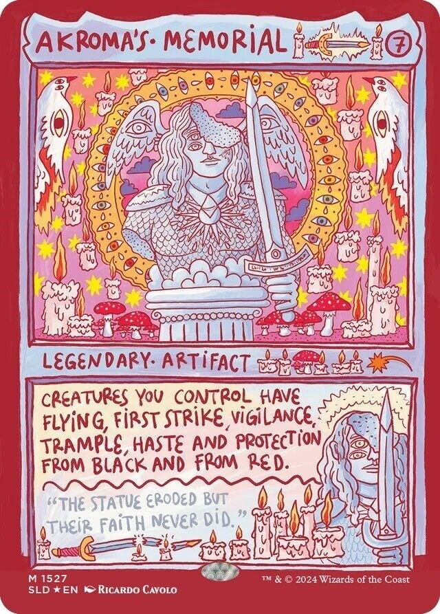 Akroma's Memorial (Rainbow Foil) (1527) (Secret Lair Drop Series)