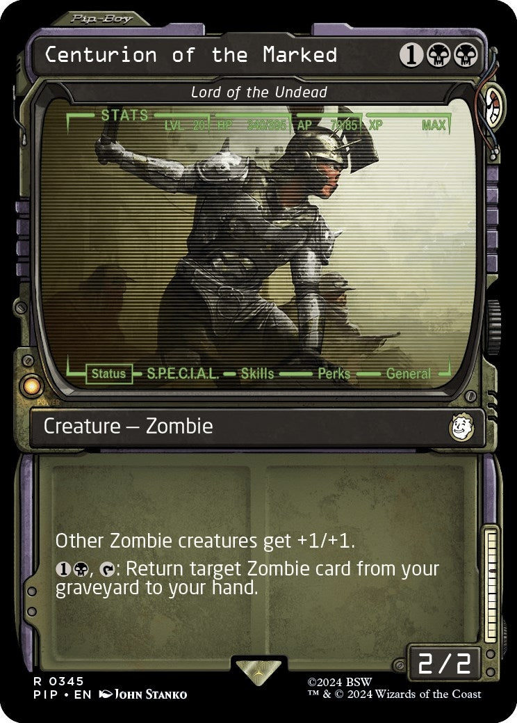 Centurion of the Marked - Lord of the Undead (Showcase) (345) (Universes Beyond: Fallout)
