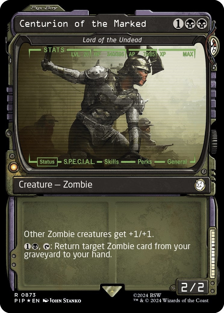 Centurion of the Marked - Lord of the Undead (Showcase) (Surge Foil) (873) (Universes Beyond: Fallout)