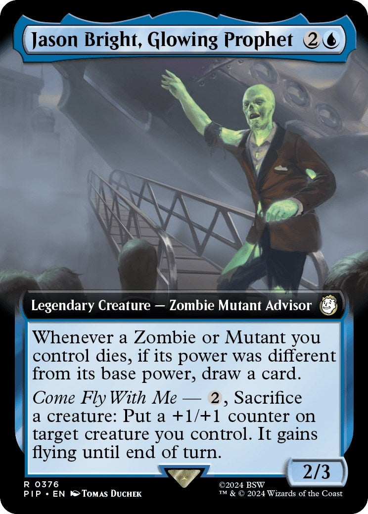 Jason Bright, Glowing Prophet (Extended Art) (376) (Universes Beyond: Fallout)