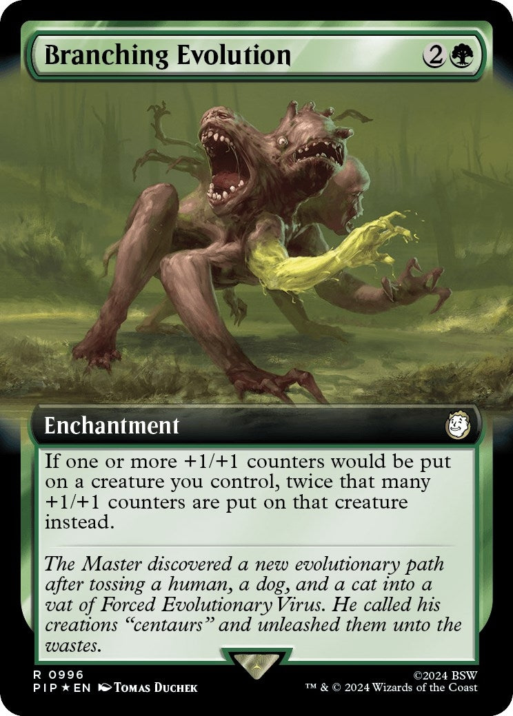 Branching Evolution (Extended Art) (Surge Foil) (996) (Universes Beyond: Fallout)