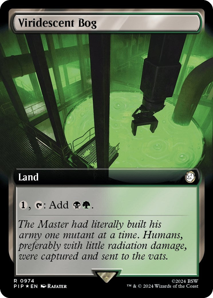 Viridescent Bog (Extended Art) (Surge Foil) (974) (Universes Beyond: Fallout)