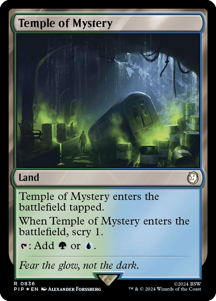 Temple of Mystery (Surge Foil) (836) (Universes Beyond: Fallout)