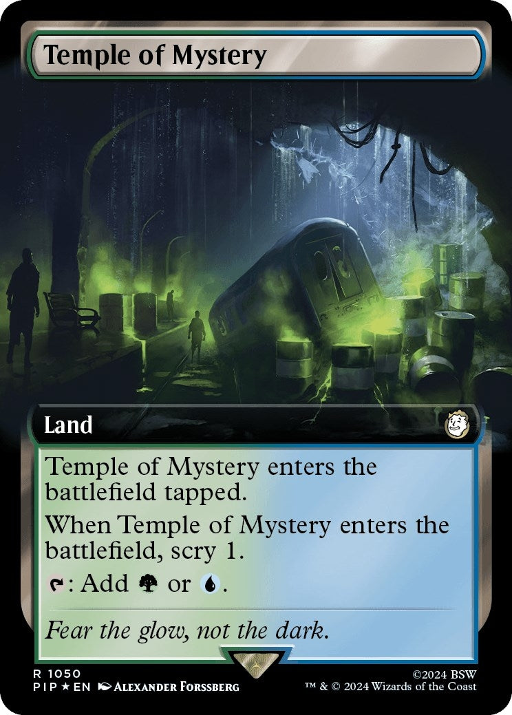 Temple of Mystery (Extended Art) (Surge Foil) (1050) (Universes Beyond: Fallout)