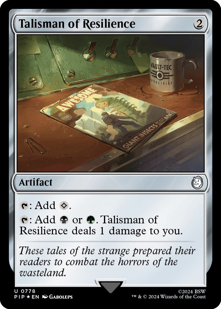 Talisman of Resilience (Surge Foil) (778) (Universes Beyond: Fallout)