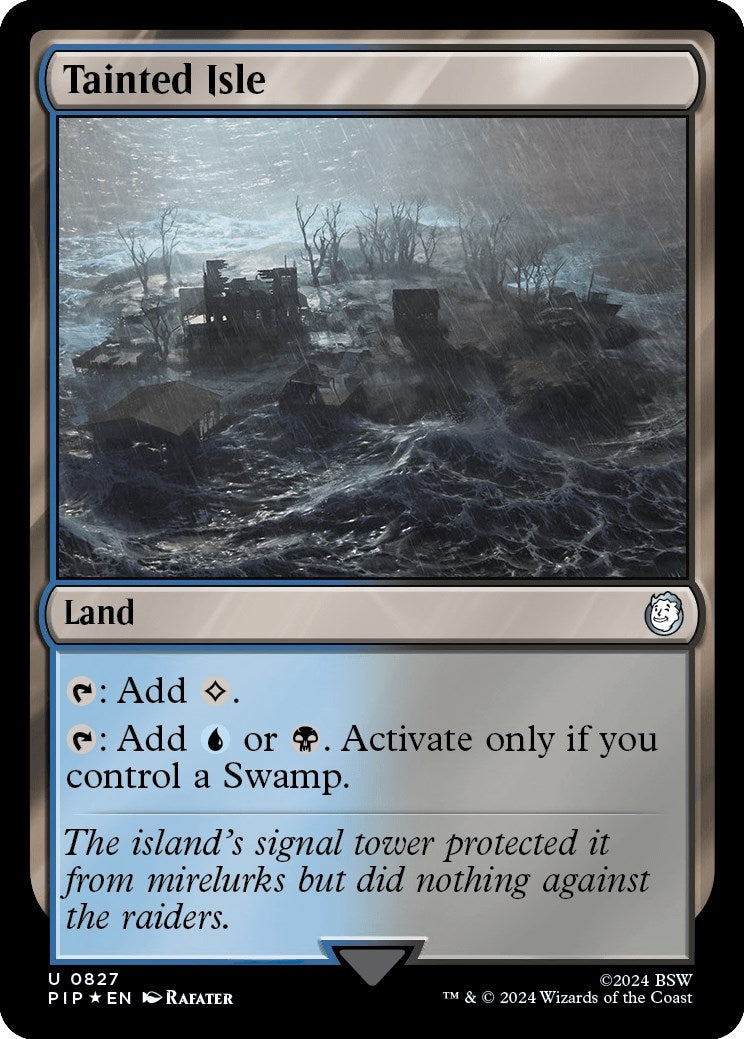 Tainted Isle (Surge Foil) (827) (Universes Beyond: Fallout)