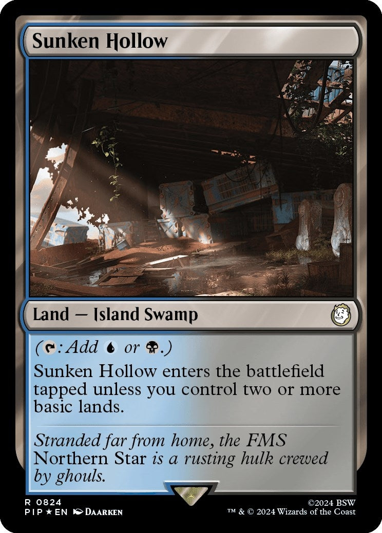 Sunken Hollow (Surge Foil) (824) (Universes Beyond: Fallout)