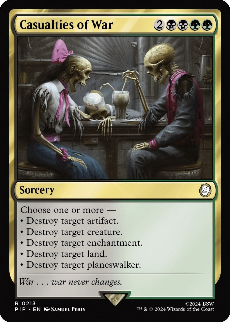 Image for Casualties of War (213) (Universes Beyond: Fallout) - Magic: The Gathering