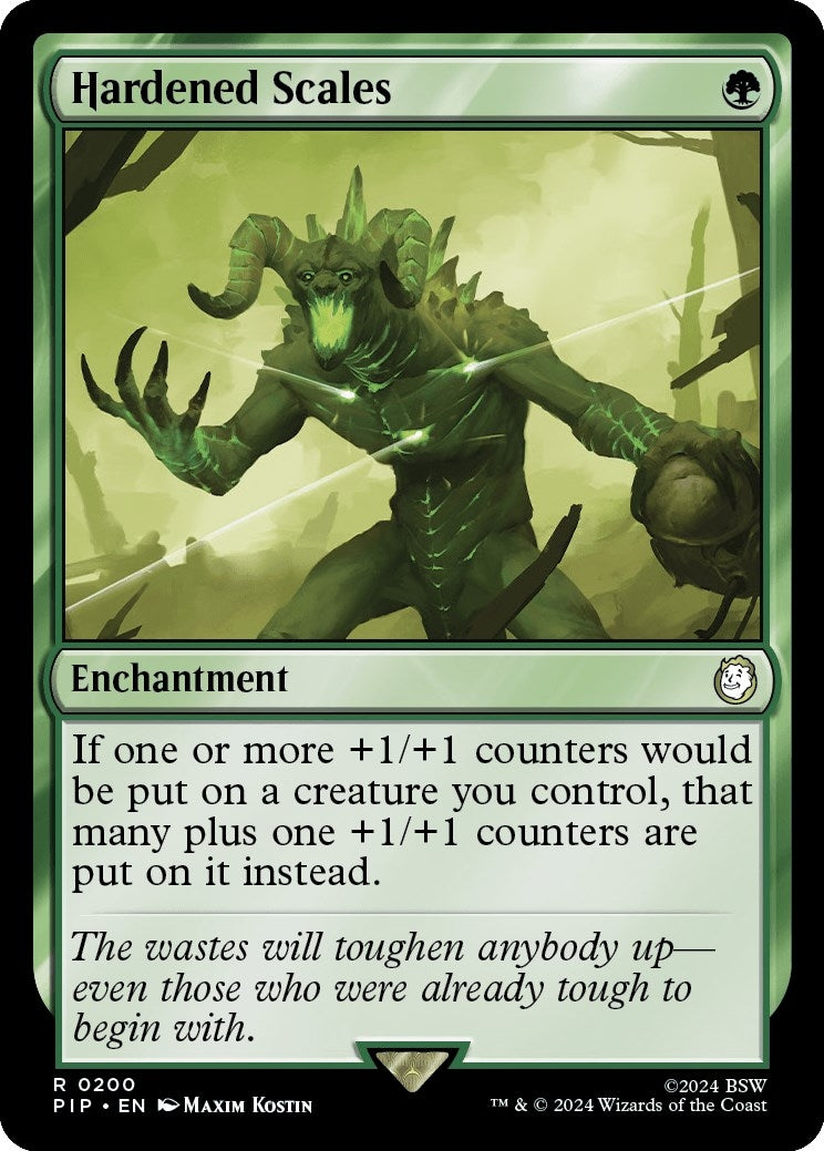 Image for Hardened Scales (200) (Universes Beyond: Fallout) - Magic: The Gathering