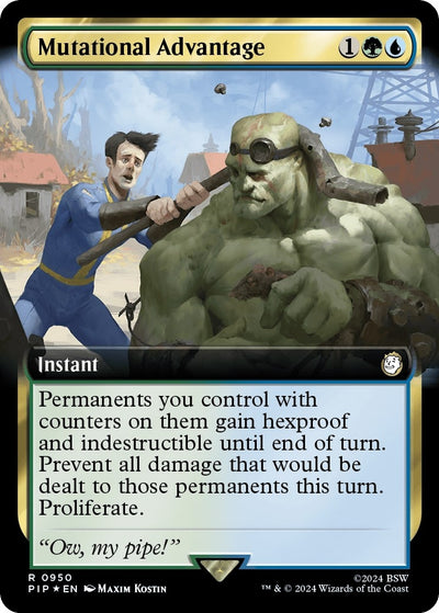 Mutational Advantage (Extended Art) (Surge Foil) (950) (Universes Beyond: Fallout)