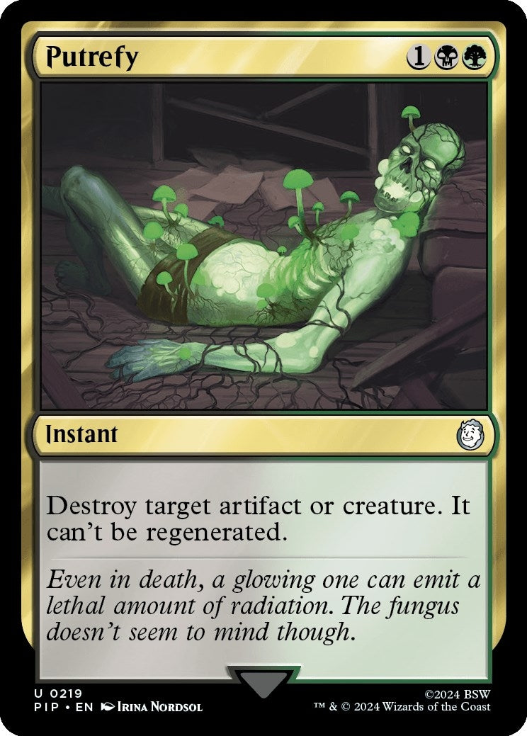 Image for Putrefy (219) (Universes Beyond: Fallout) - Magic: The Gathering