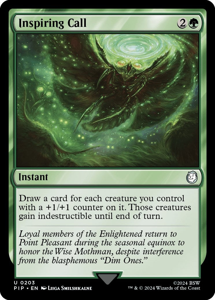 Image for Inspiring Call (203) (Universes Beyond: Fallout) - Magic: The Gathering