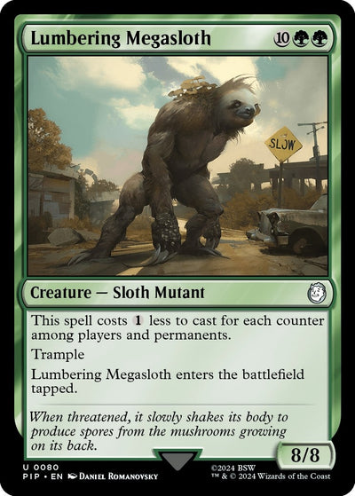 Lumbering Megasloth (80) (Universes Beyond: Fallout)