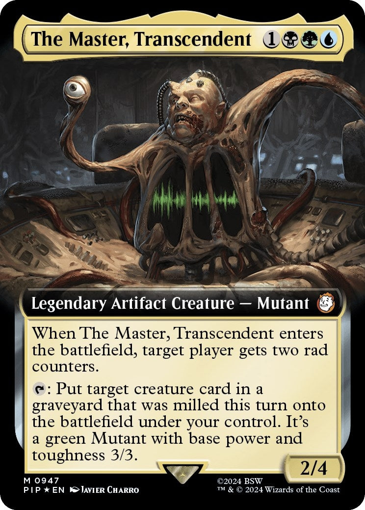 The Master, Transcendent (Extended Art) (Surge Foil) (947) (Universes Beyond: Fallout)