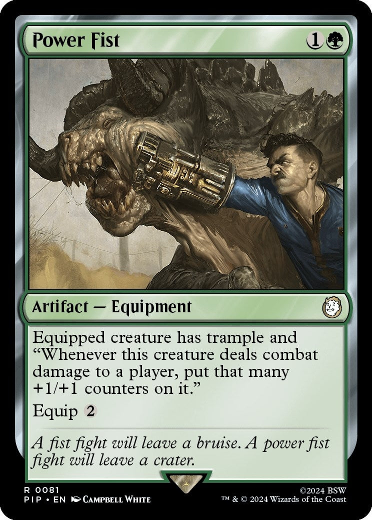 Image for Power Fist (81) (Universes Beyond: Fallout) - Magic: The Gathering