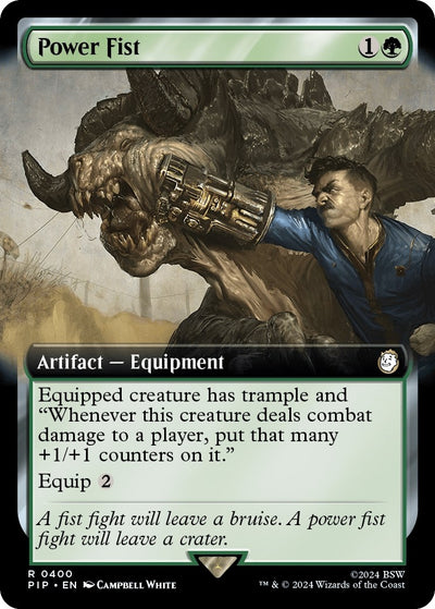 Power Fist (Extended Art) (400) (Universes Beyond: Fallout)