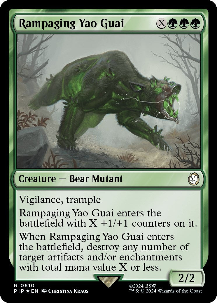 Rampaging Yao Guai (Surge Foil) (610) (Universes Beyond: Fallout)