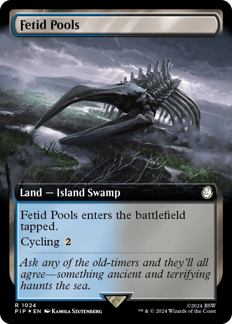 Fetid Pools (Extended Art) (Surge Foil) (1024) (Universes Beyond: Fallout)