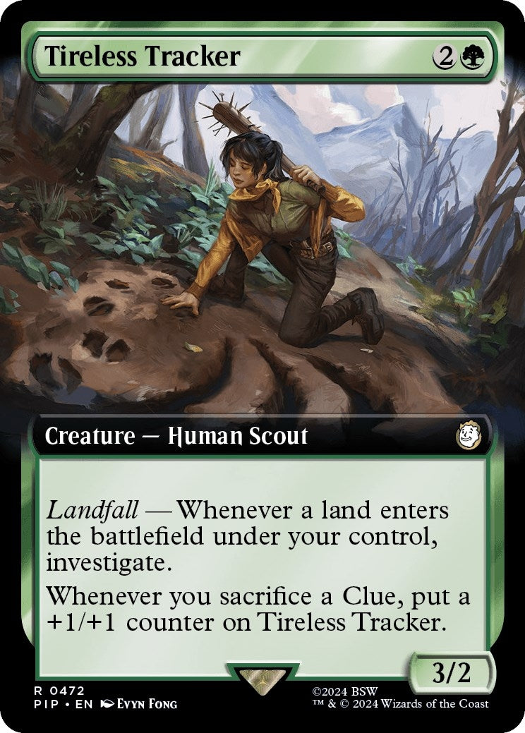 Tireless Tracker (Extended Art) (472) (Universes Beyond: Fallout)