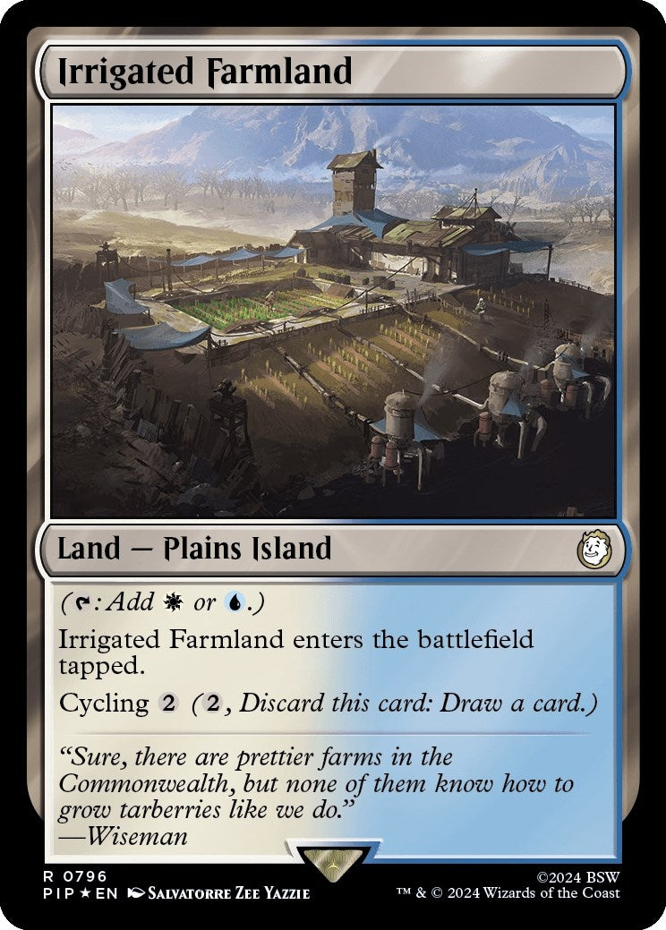 Irrigated Farmland (Surge Foil) (796) (Universes Beyond: Fallout)