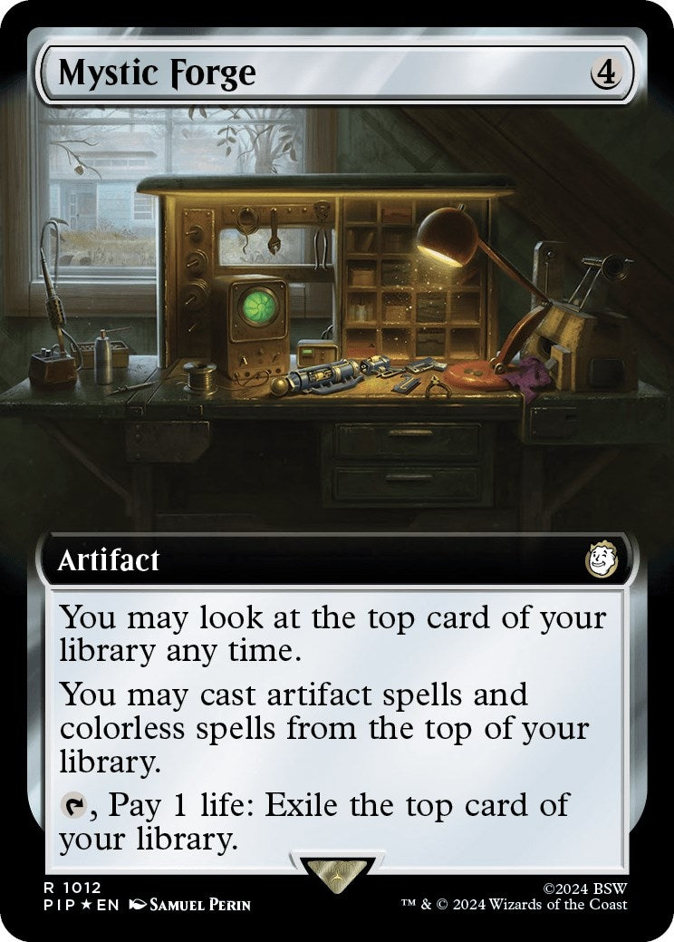 Mystic Forge (Extended Art) (Surge Foil) (1012) (Universes Beyond: Fallout)