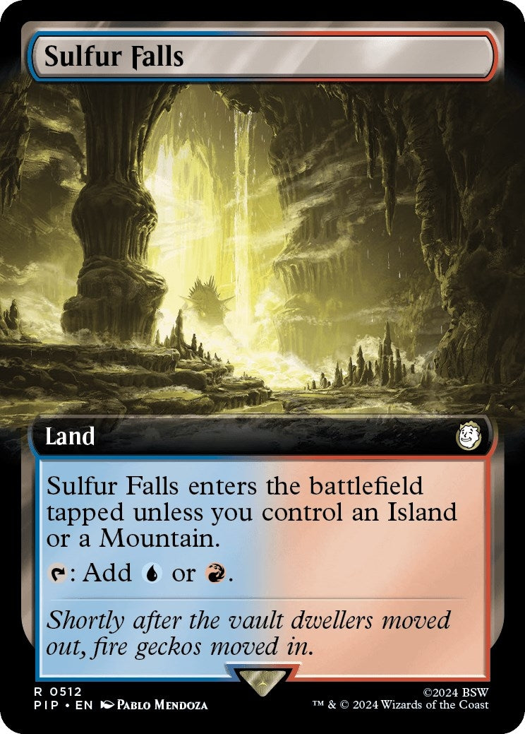 Image for Sulfur Falls (Extended Art) (512) (Universes Beyond: Fallout) - Magic: The Gathering