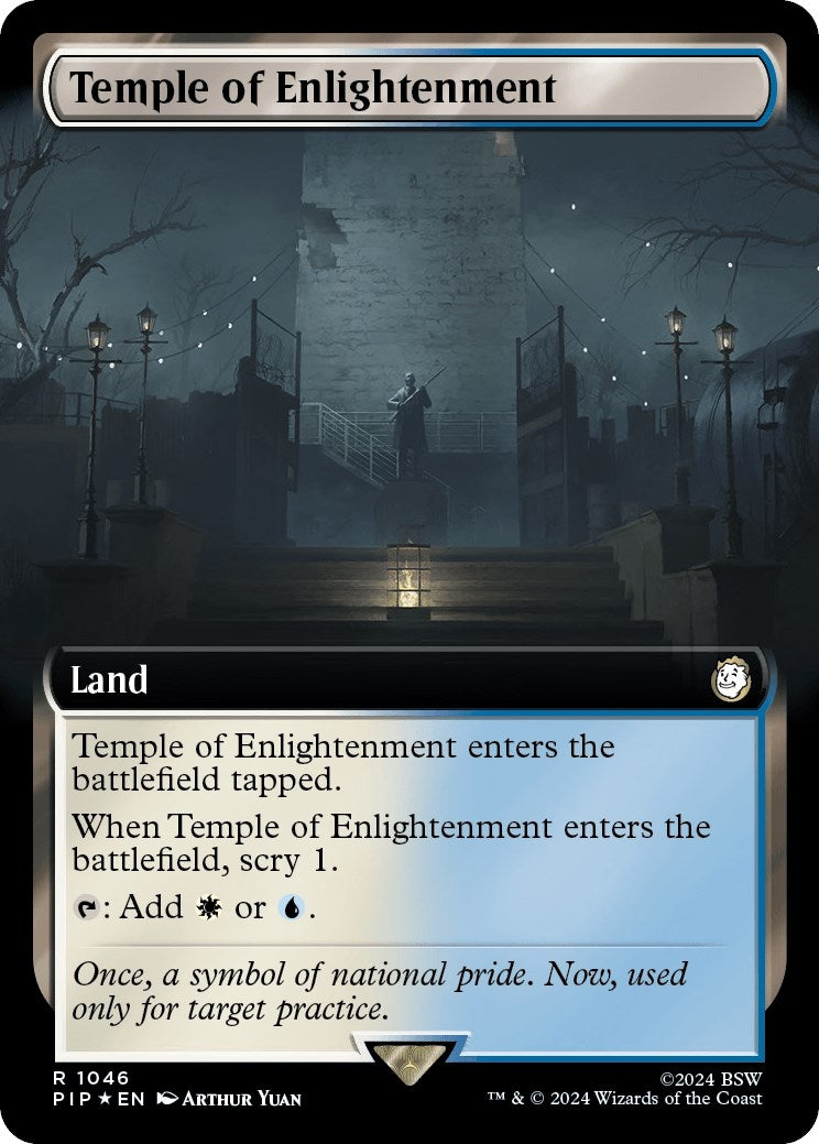 Temple of Enlightenment (Extended Art) (Surge Foil) (1046) (Universes Beyond: Fallout)