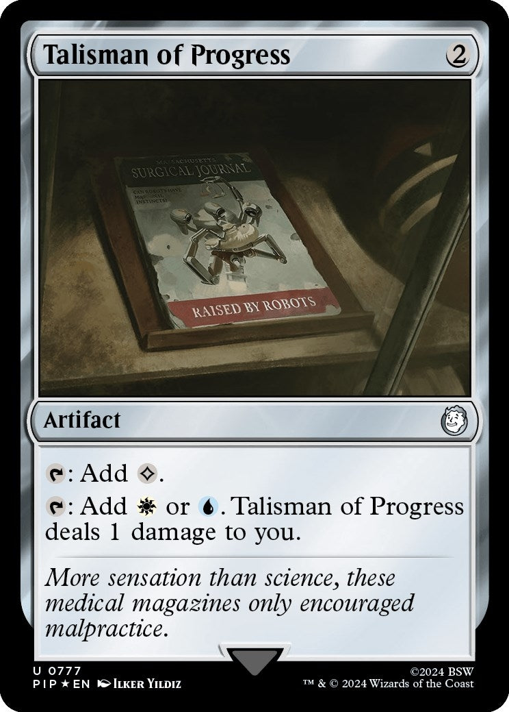 Talisman of Progress (Surge Foil) (777) (Universes Beyond: Fallout)