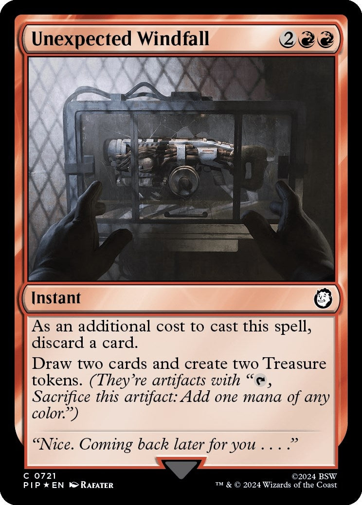 Image for Unexpected Windfall (Surge Foil) (721) - Magic: The Gathering