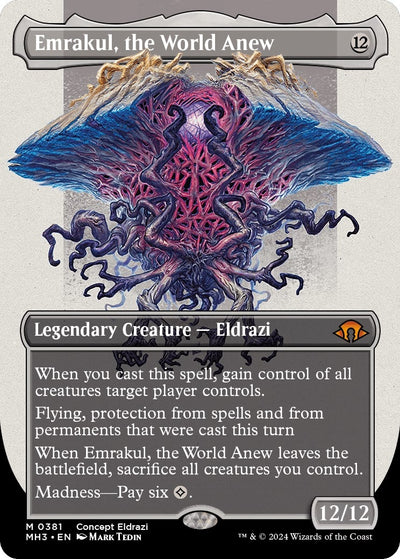 Emrakul, the World Anew (Borderless) (381) (Modern Horizons 3)