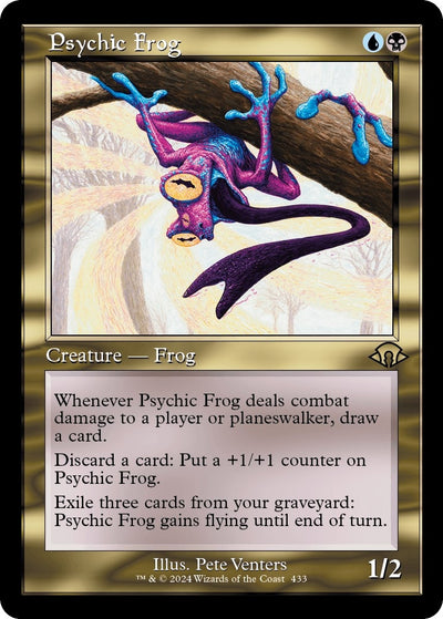 Psychic Frog (Retro Frame) (433) (Modern Horizons 3)