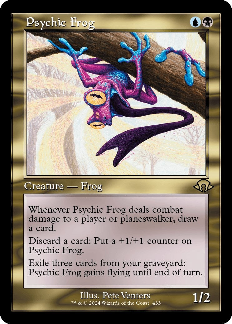 Psychic Frog (Retro Frame) (433) (Modern Horizons 3)