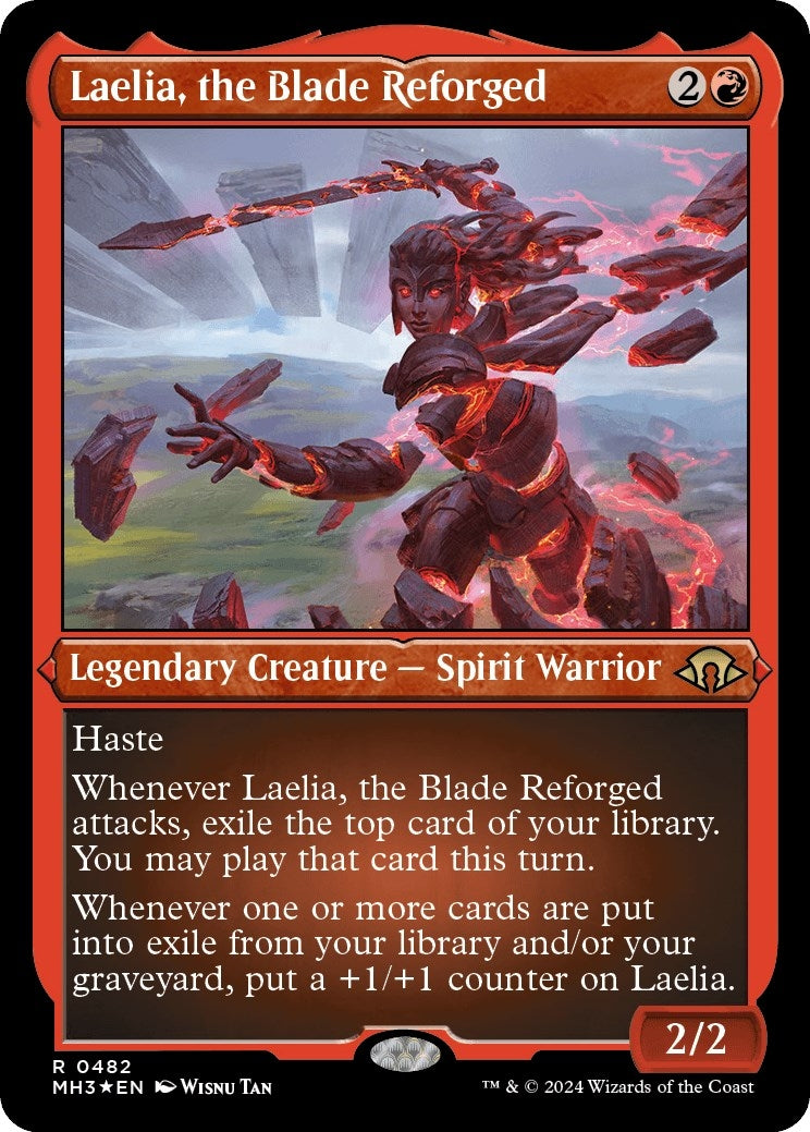 Laelia, the Blade Reforged (Foil Etched) (482) (Modern Horizons 3)