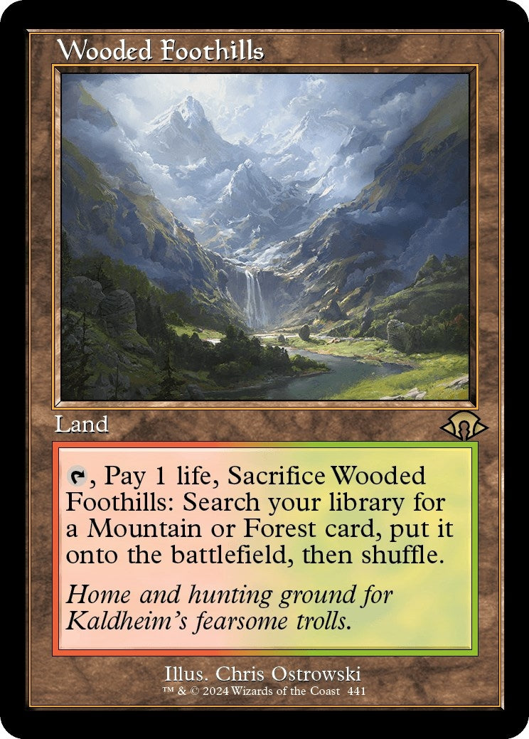 Wooded Foothills (Retro Frame) (441) (Modern Horizons 3)