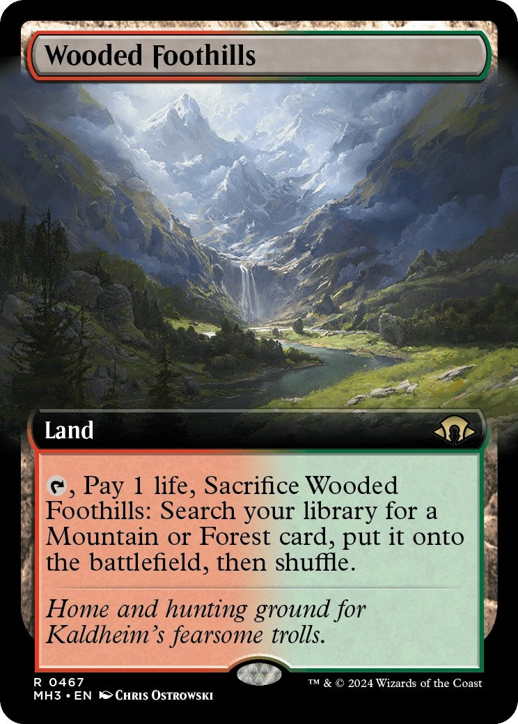 Wooded Foothills (Extended Art) (467) (Modern Horizons 3)