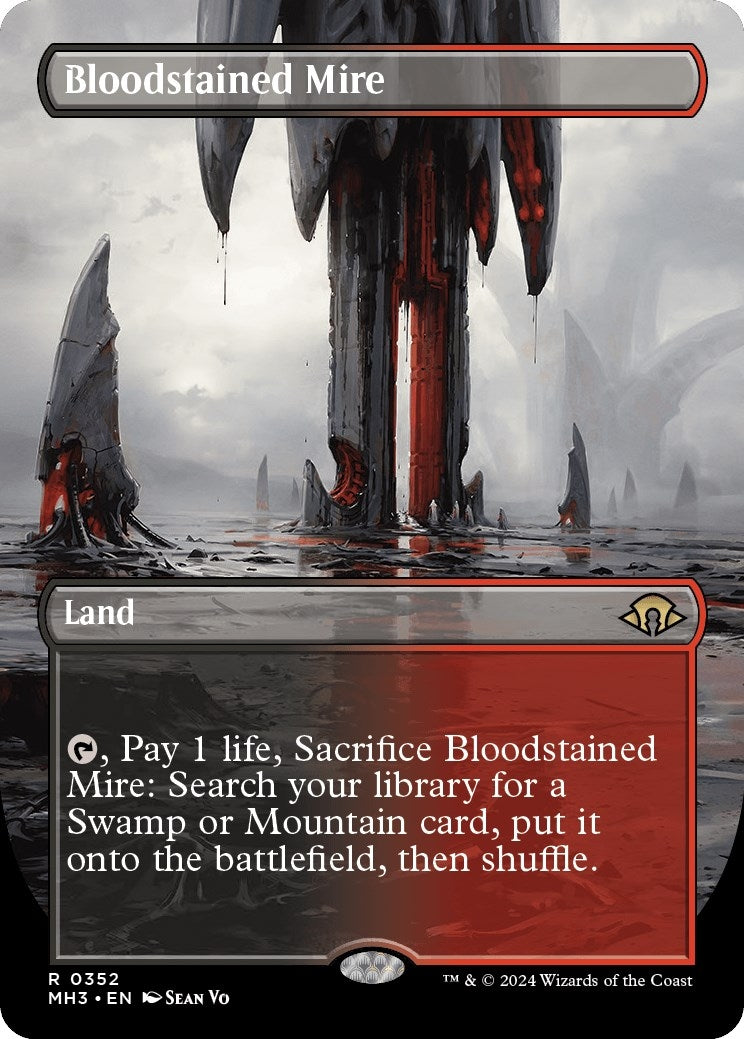 Bloodstained Mire (Borderless) (352) (Modern Horizons 3)