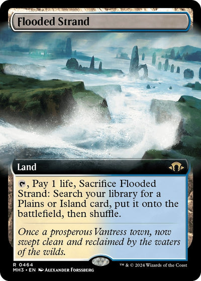 Flooded Strand (Extended Art) (464) (Modern Horizons 3)