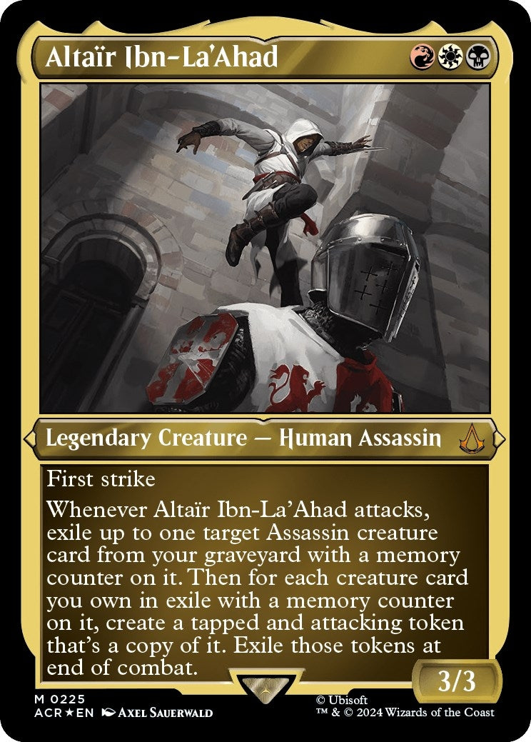 Altair Ibn-La'Ahad (Foil Etched) (225) (Universes Beyond: Assassin's Creed)