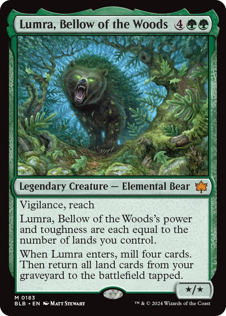 Lumra, Bellow of the Woods (183) (Bloomburrow)