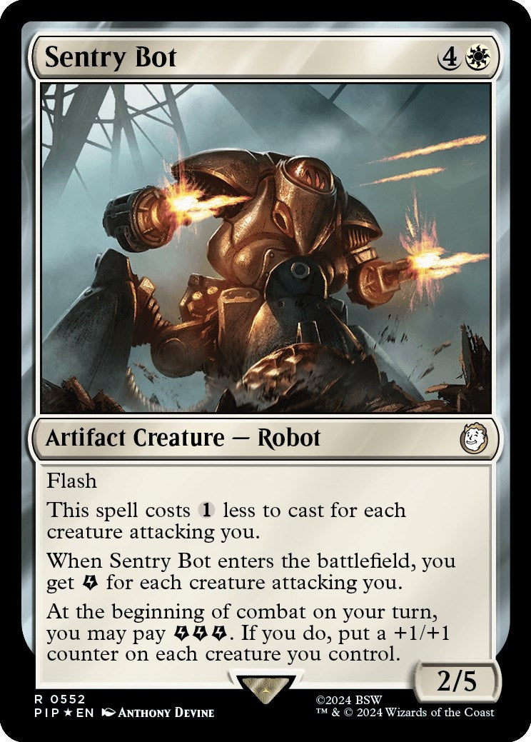 Sentry Bot (Surge Foil) (552) (Universes Beyond: Fallout)