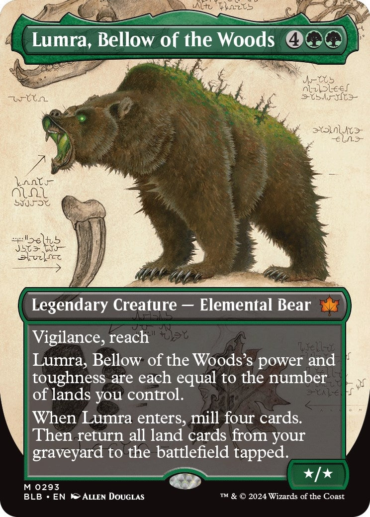 Lumra, Bellow of the Woods (Borderless) (0293) (293) (Bloomburrow)