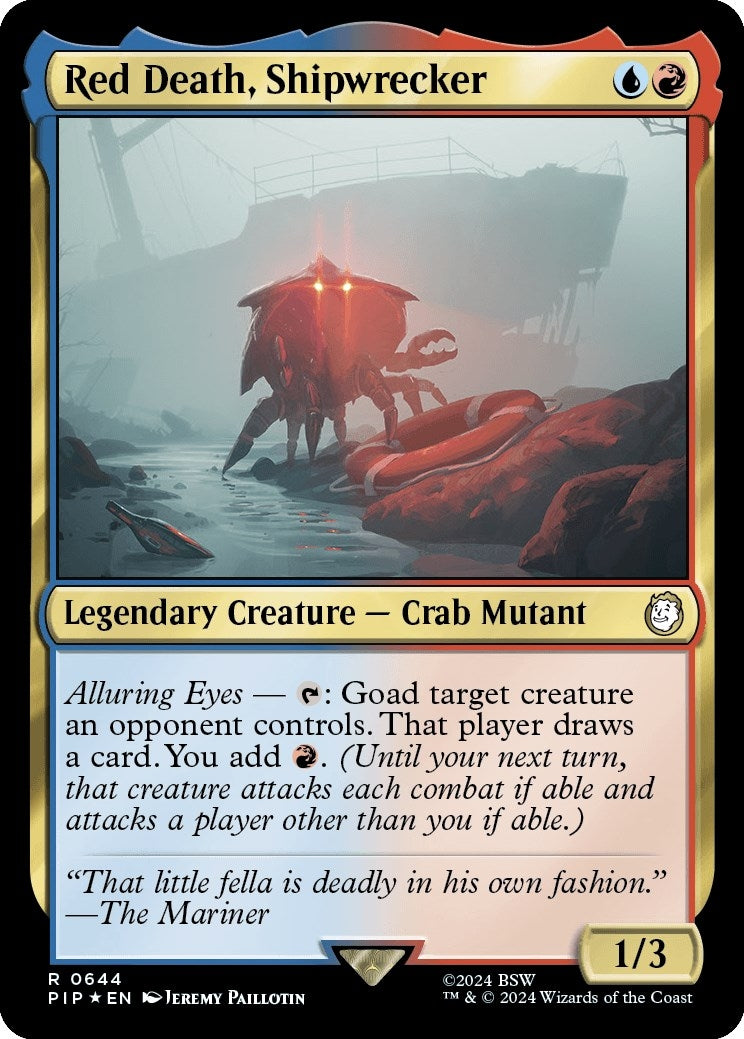 Red Death, Shipwrecker (Surge Foil) (644) (Universes Beyond: Fallout)