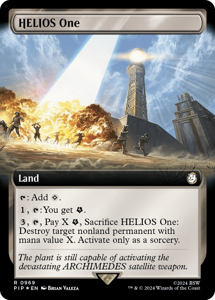 HELIOS One (Extended Art) (Surge Foil) (969) (Universes Beyond: Fallout)