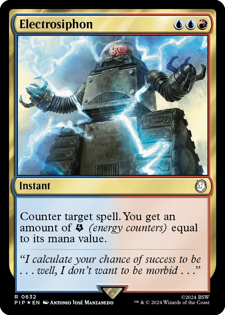 Electrosiphon (Surge Foil) (632) (Universes Beyond: Fallout)