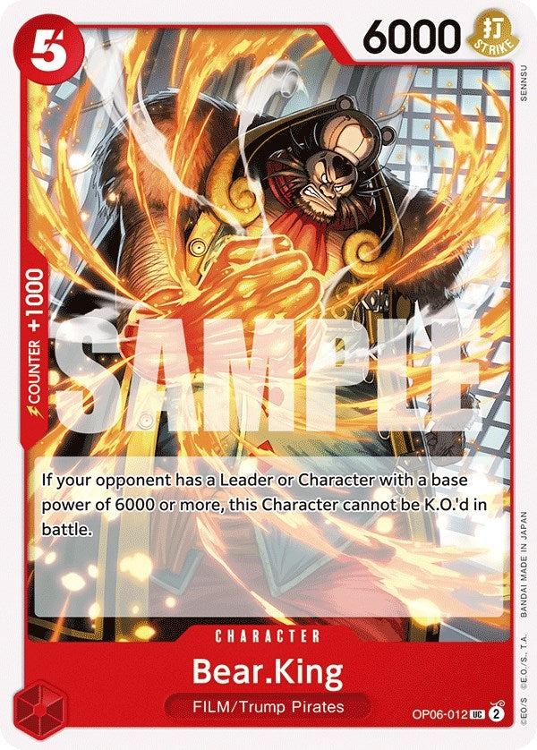 Bear.King (OP06-012) (Wings of the Captain)