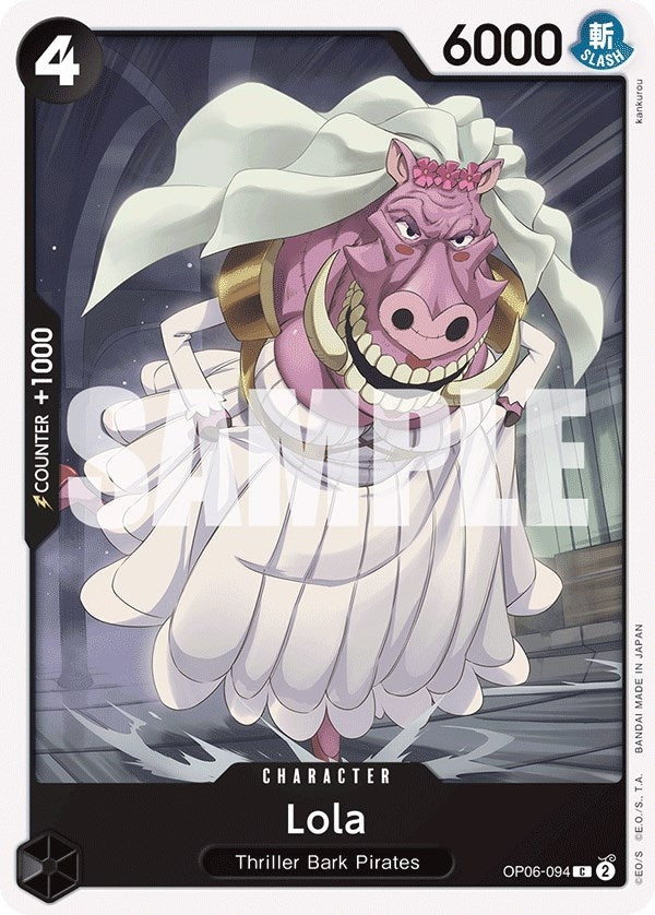 Image for Lola (OP06-094) (Wings of the Captain) - One Piece Card Game