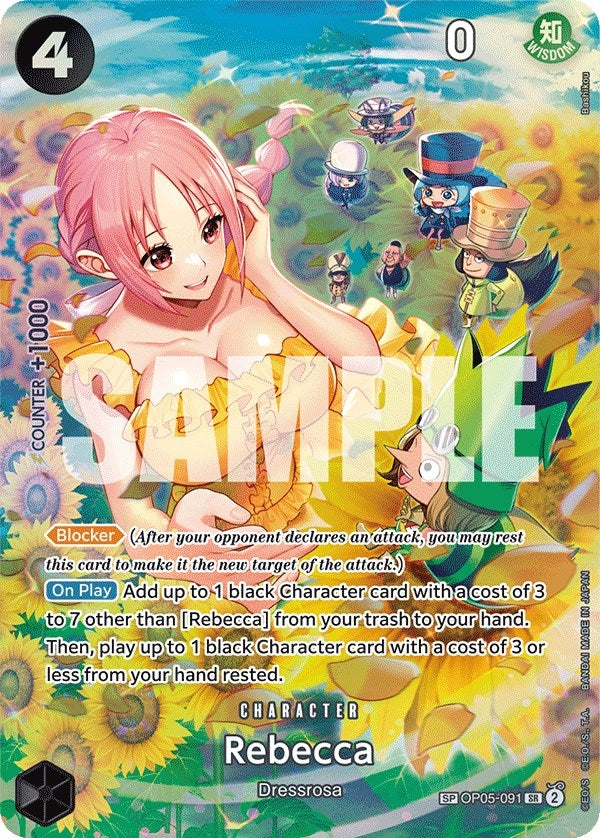 Image for Rebecca (SP) (OP05-091) (Wings of the Captain) - One Piece Card Game